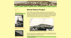Desktop Screenshot of bernalhistoryproject.org